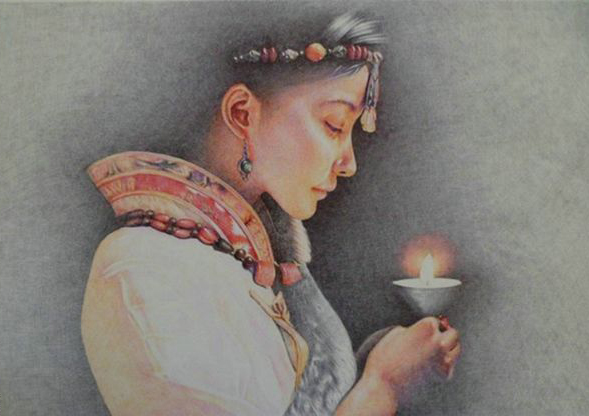 彩色铅笔人像技法