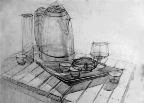 郑州画室-结构素描静物的表现方法