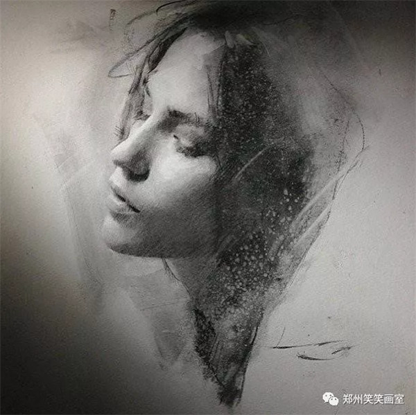 美国艺术家Casey Baugh炭笔素描