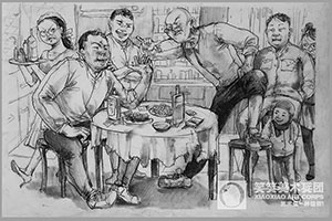 2018届笑笑小兵速写创作