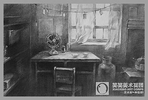 2018届笑笑小兵素描作品