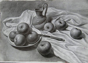 【郑州画室笑笑美术兵团】美术高考素描常见失误