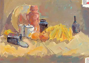 河南画室丨郑州画室丨2017年中国美术学院色彩高分卷