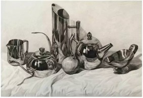 素描基础之构图中的对比和调和