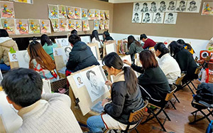 笑笑美术兵团2020届专升本第六次模拟考试现场直击！