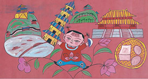 看几幅插画，向你讲述小年的故事！