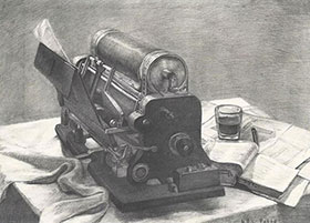 中央美院经典素描一静物