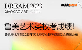 鲁迅美术学院2023年艺术类专业校考成绩及合格线公布