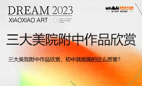 三大美院附中作品欣赏，初中就能画的这么厉害？