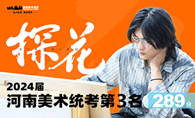 24届河南美术统考探花，代新元备考秘籍