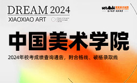 中国美术学院2024年校考成绩查询通告，附合格线、破格录取线