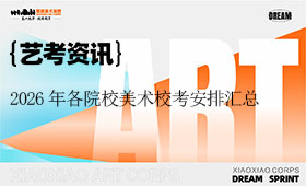 2026年各大院校美术类校考专业安排汇总