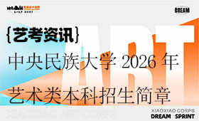 中央民族大学2026年艺术类本科招生简章