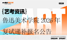 鲁迅美术学院2026年本科招生复试递补报名公告