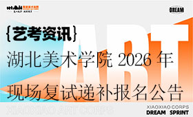 湖北美术学院2026年普通本科招生现场复试递补报名公告