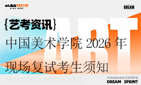 中国美术学院2026年本科招生现场复试考生须知