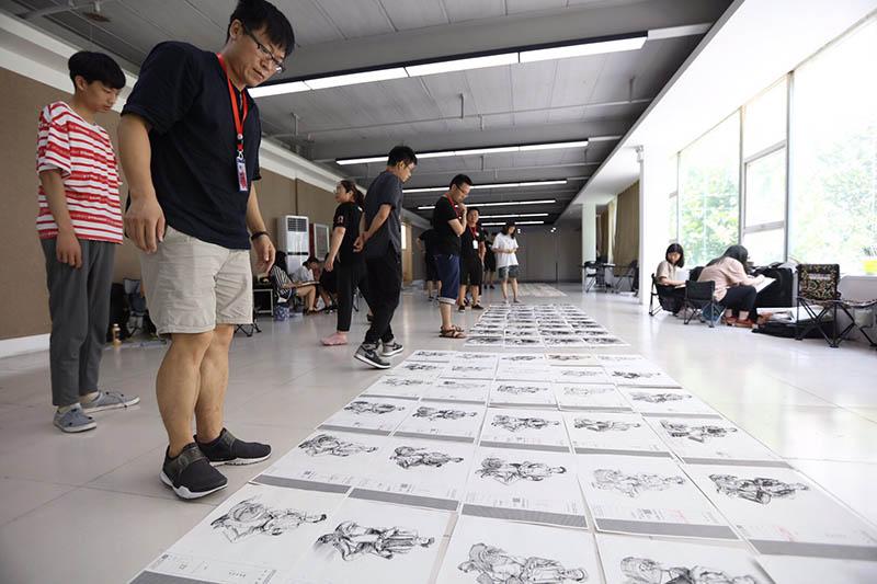 郑州画室,郑州美术高考培训,笑笑2019届-校长弟子班选拔评卷进行中