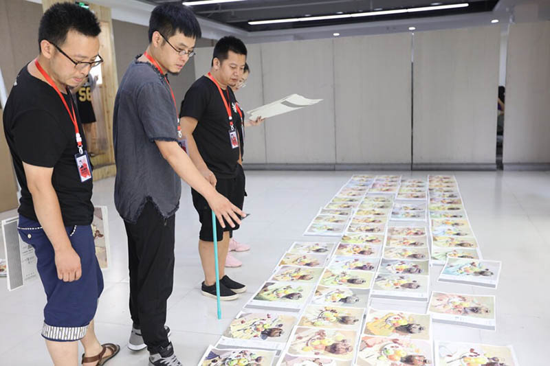 郑州画室,郑州美术高考培训,笑笑2019届-校长弟子班选拔评卷进行中