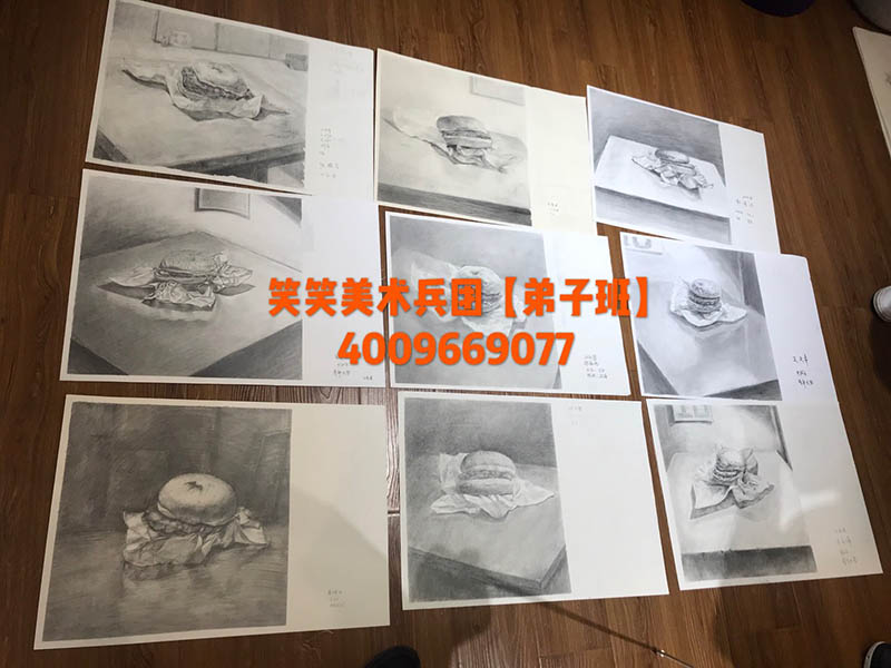 郑州画室,郑州美术高考培训,笑笑2019届-校长弟子班选拔评卷进行中